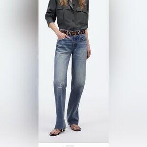 NWOT Madewell Dean easy Jean. Size 30. Monessen wash